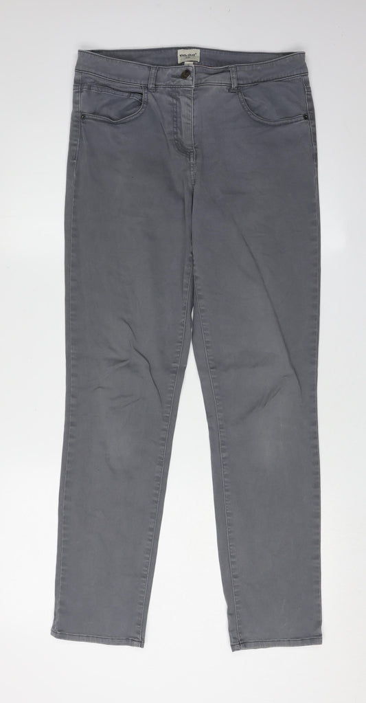 White Stuff Women's Grey Slim Jeans Size 10