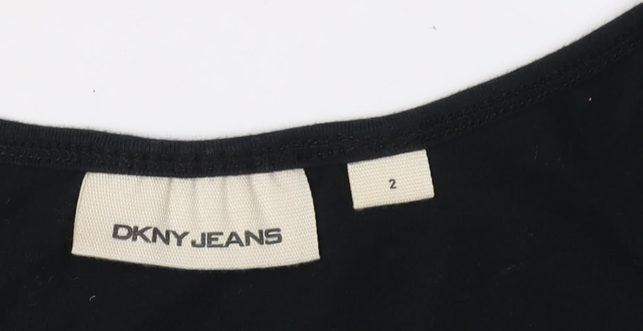 DKNY Jeans Women's Black Tank Dress, Size 2