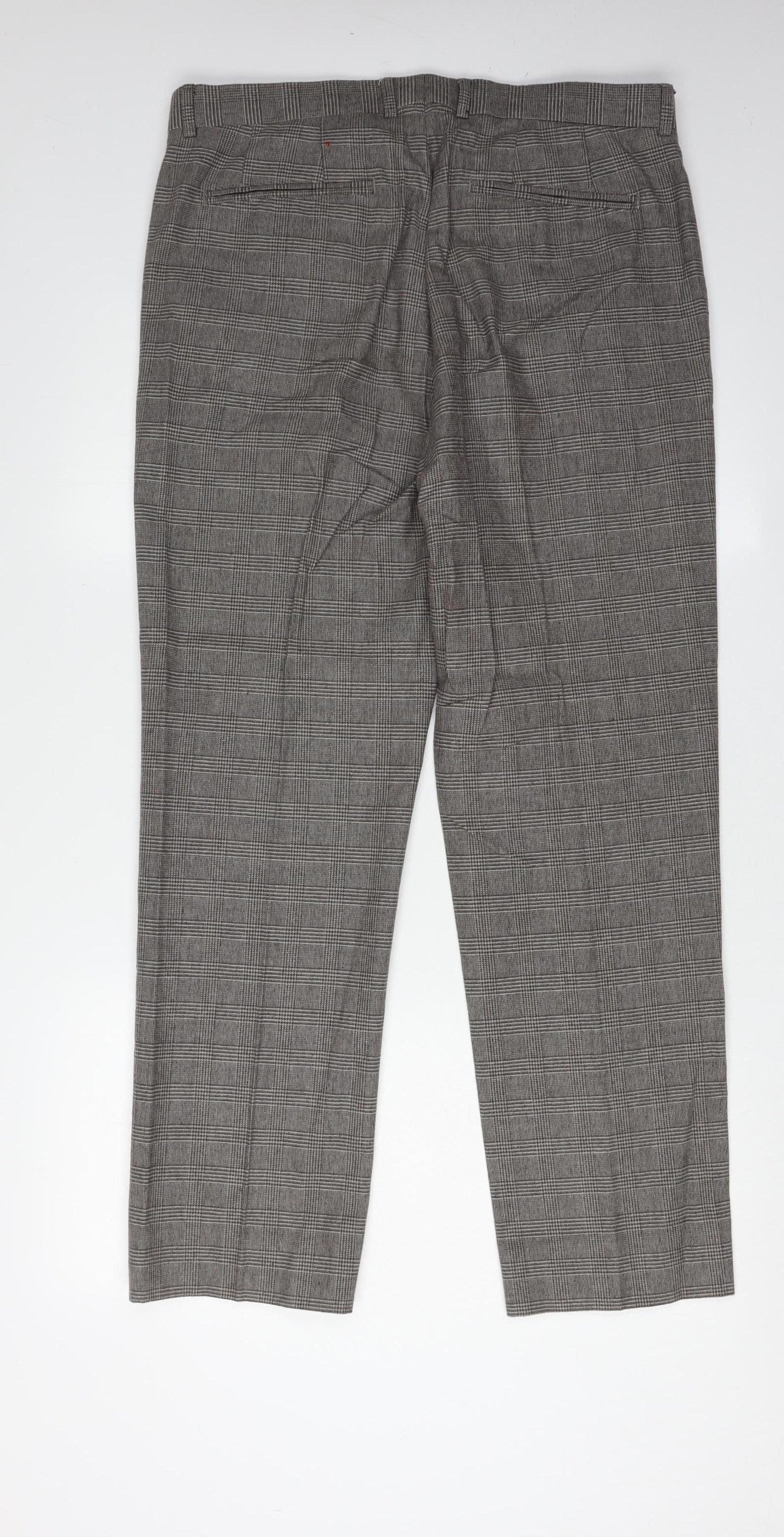 Charles Tyrwhitt Men's Grey Trousers, Size 34