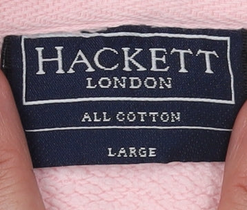 Hackett Women's Pink Full Zip Hoodie - Size L
