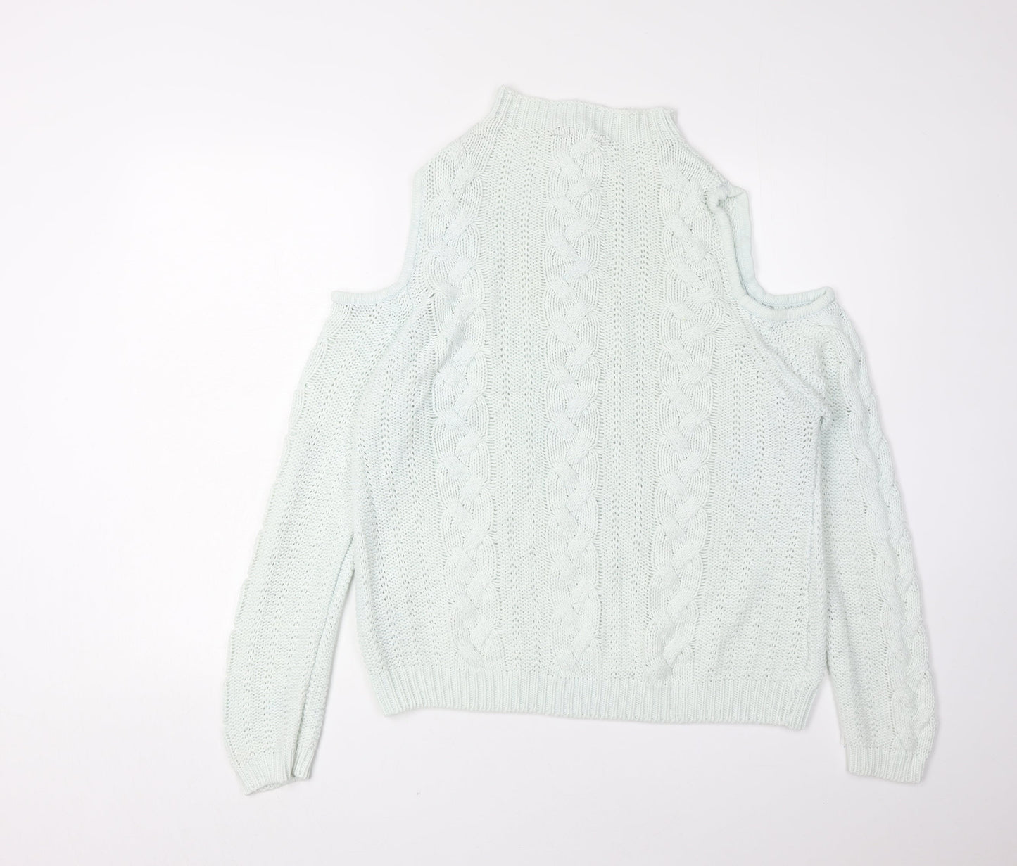 Tokyo Laundry Women's Mock Neck Cable-Knit Jumper M