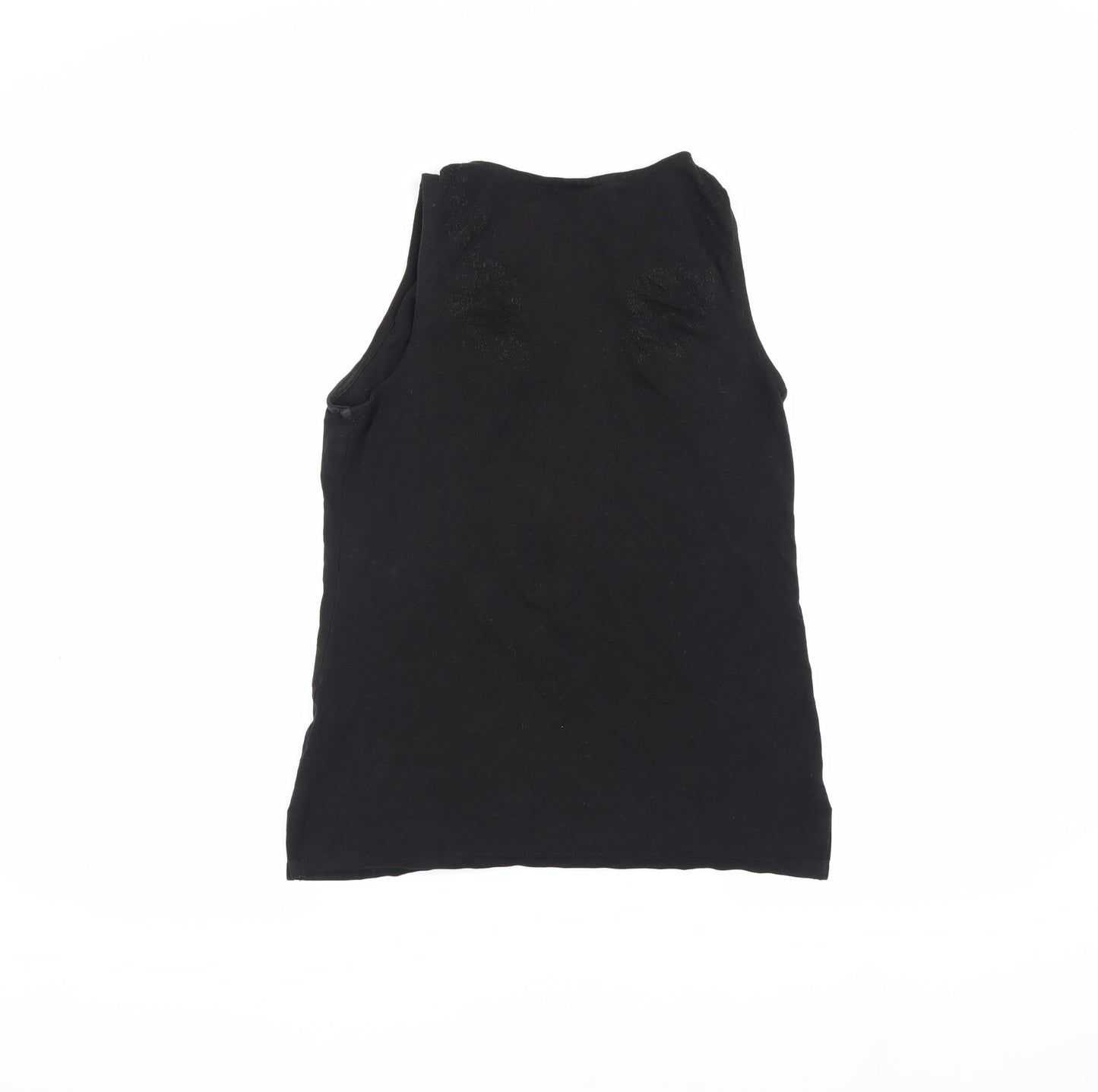 Thought Black Scoop Neck Sleeveless Tank Top