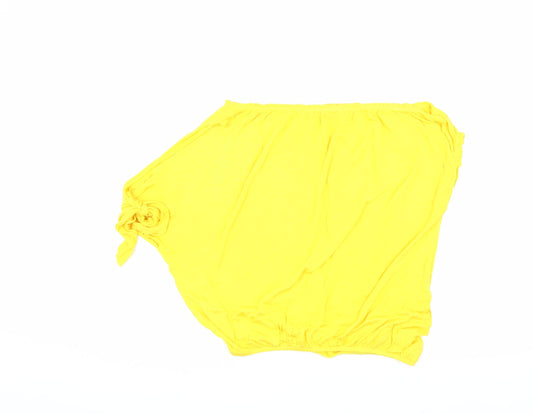 French Connection Women's Yellow Top - Size S