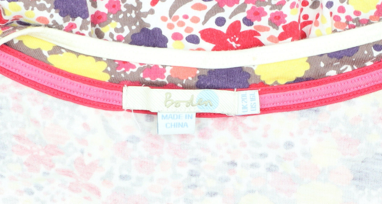 Boden Women's Multicoloured Floral Sleeveless Dress