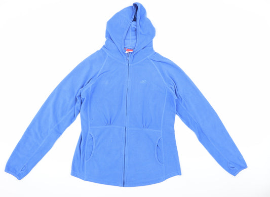 Trespass Women's Blue Fleece Jacket XL Hooded Casual