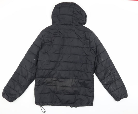 Peter Storm Men's Black Puffer Jacket XS Hooded Outdoor