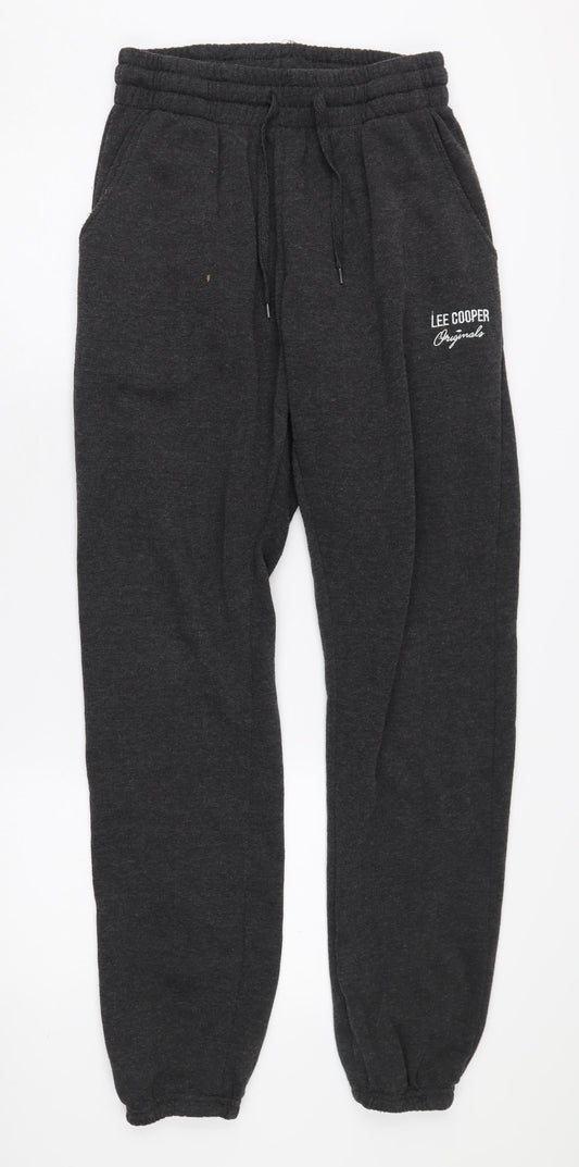 Lee Cooper Men's Black Jogger Trousers M