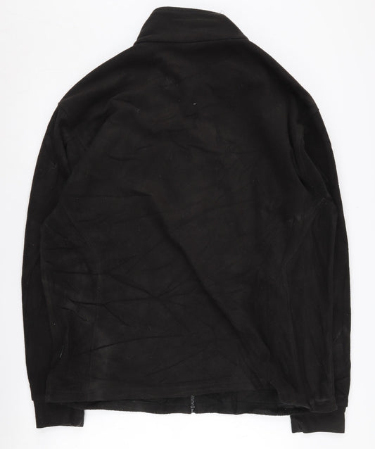 Trespass Men's Black XL Fleece Jacket with Zip Pockets