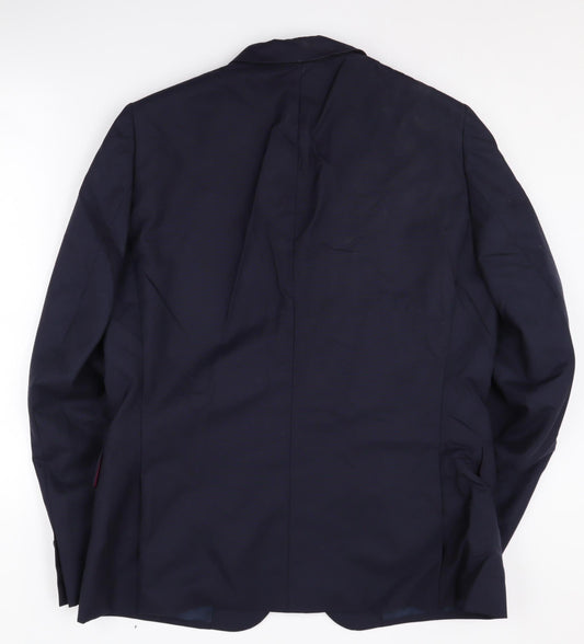 Paul Smith Men's Blue Wool Blazer Jacket Size 44