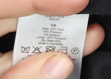 T.M. Lewin Men's Grey Check Dress Pants, 28R