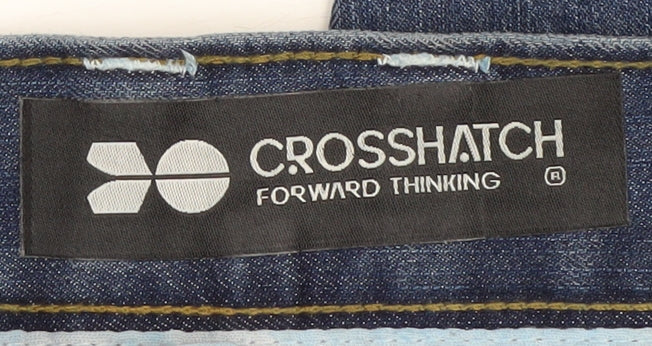 Crosshatch Men's Blue Straight Jeans Size 34