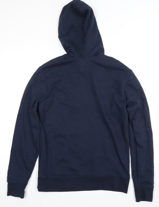 Champion Men's Blue Pullover Hoodie - Size S