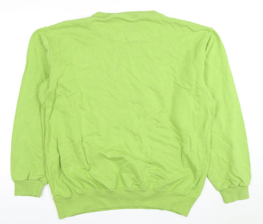 Champion Men's Green Pullover Sweatshirt L