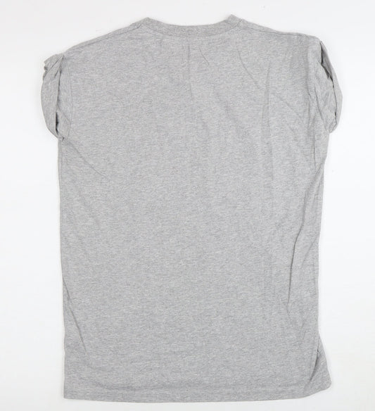 Coca-Cola Grey Santa T-Shirt, Size 4, Graphic Design