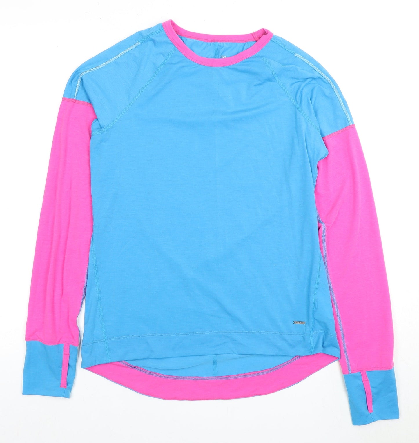 Saucony Women Blue Long Sleeve Active Top Medium