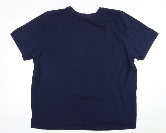 Everlast Blue 4XL Men's T-Shirt - Graphic Print