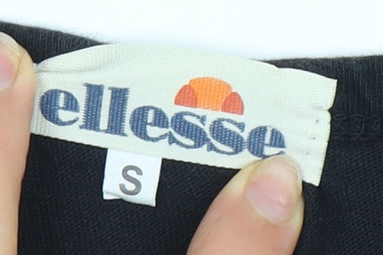 Ellesse Teens Black Short Sleeve T-Shirt, S