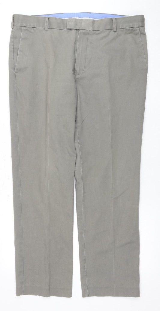 Charles Tyrwhitt Men's Grey Dress Pants Size 38/30
