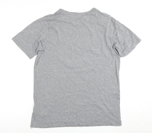 Nike Boys Grey Graphic Print T-Shirt XL Athletic Cut