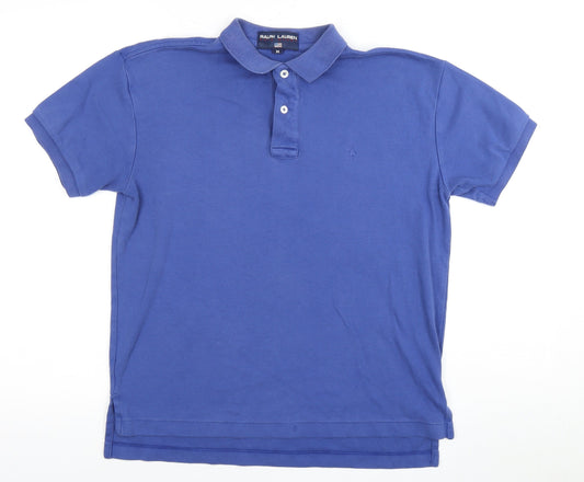 Ralph Lauren Men's Blue Polo Shirt M Casual Logo