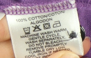 DKNY Men's Purple XL Polo Shirt - Stylish & Comfortable