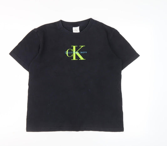 Calvin Womens Klein Black T-Shirt, , Size L