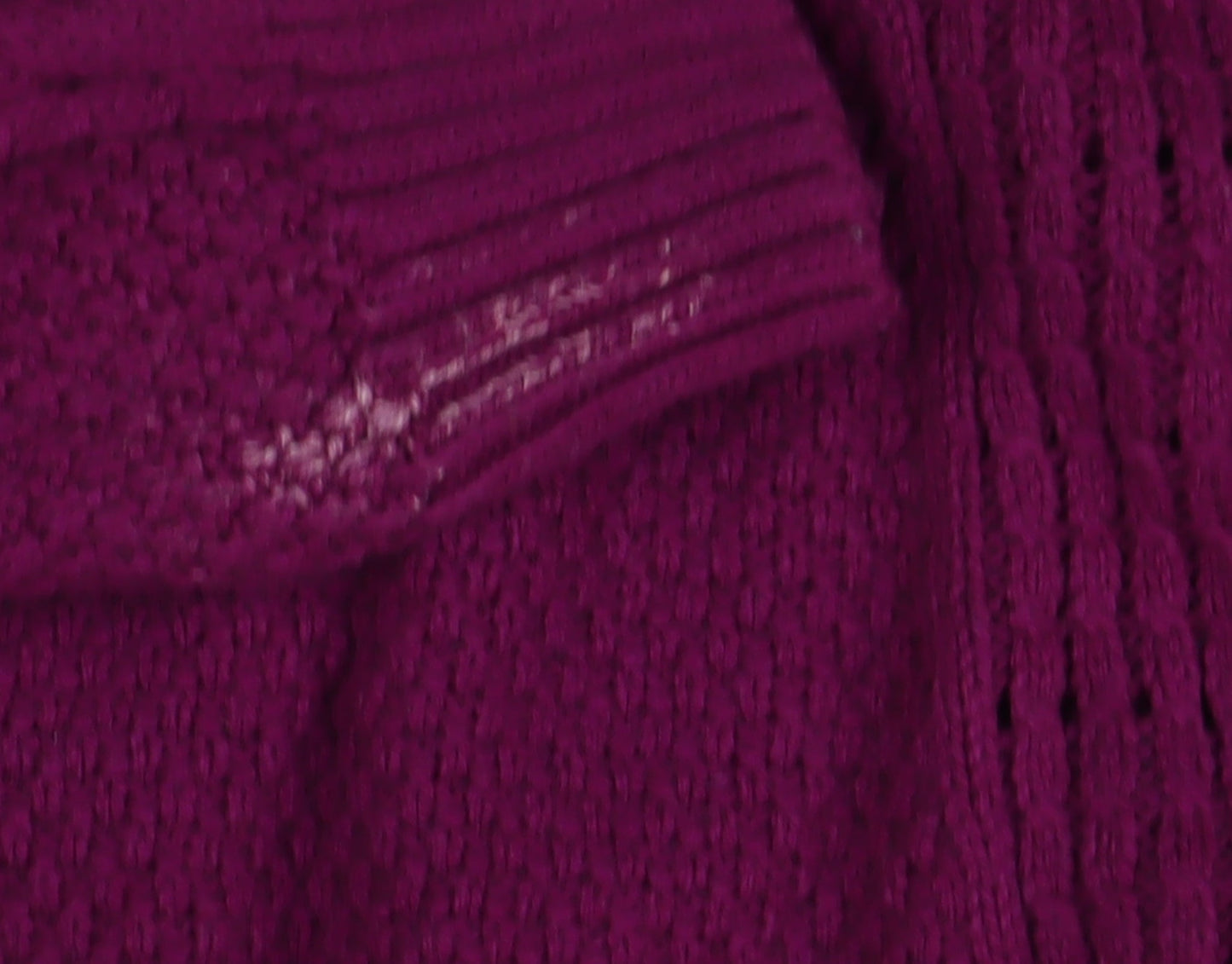 Tommy Hilfiger Women's Purple Knit Pullover Jumper, Size S