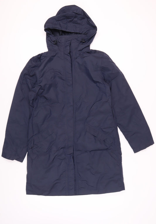 Peter Storm Womens Blue Waterproof Rain Coat Size 12