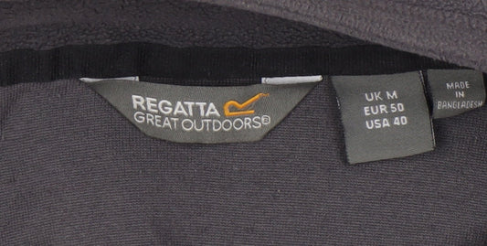 Regatta Men's Black 1/4 Zip Fleece Sweatshirt M