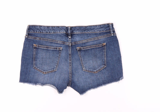 Gap Women's Blue Cut-Off Denim Shorts Size 10