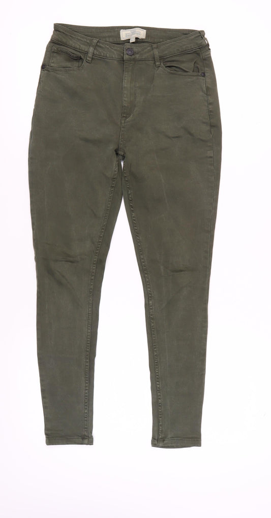 FatFace Women's Green Jegging Size 8 High Waist