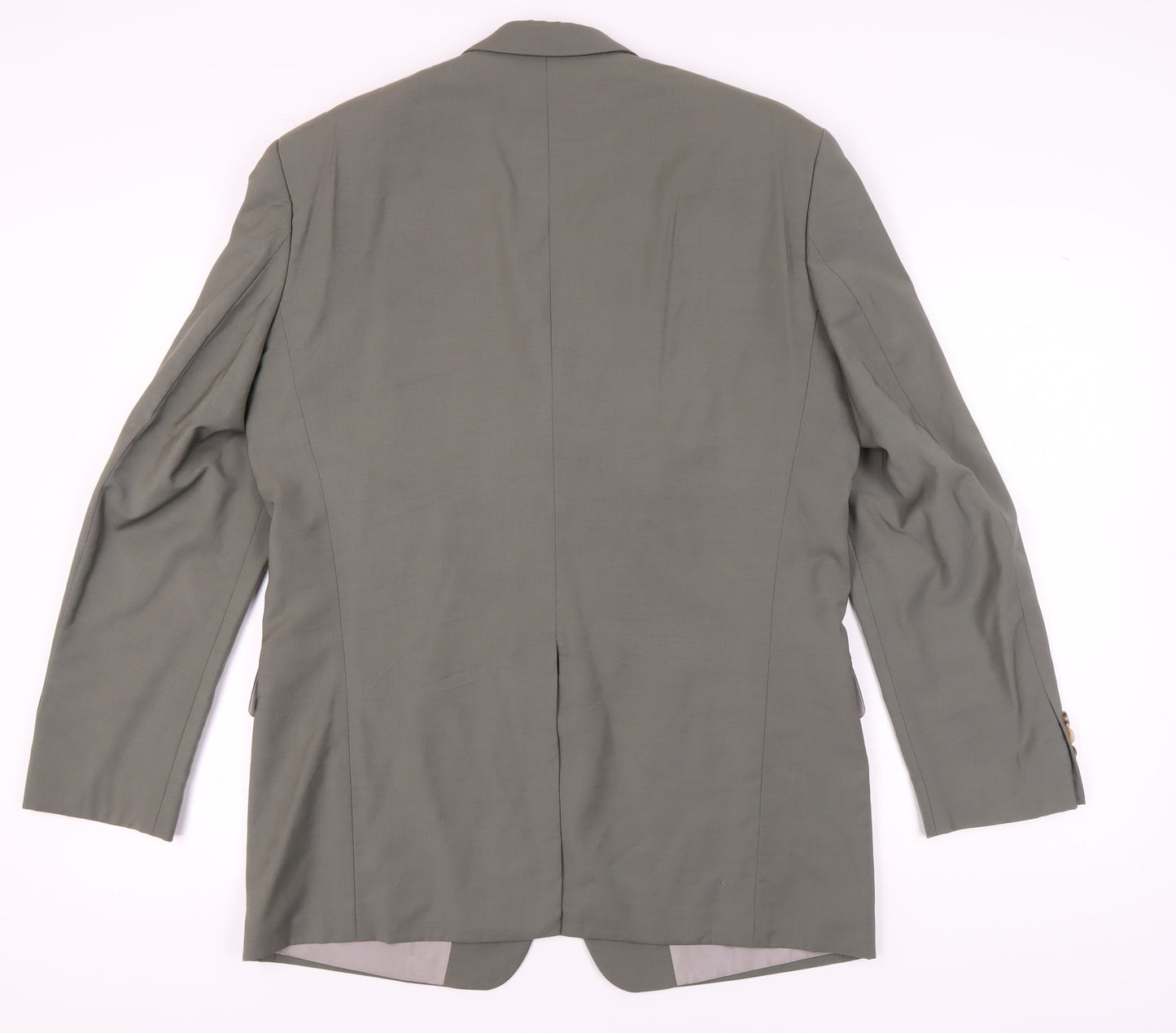 Hugo Boss Men's Green Wool Blazer Size 40, Classic Style