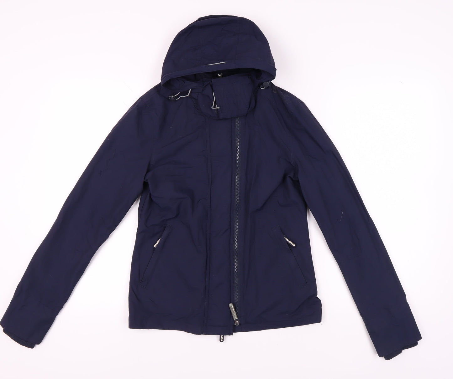 Superdry Women's Blue Windbreaker Jacket Size 8