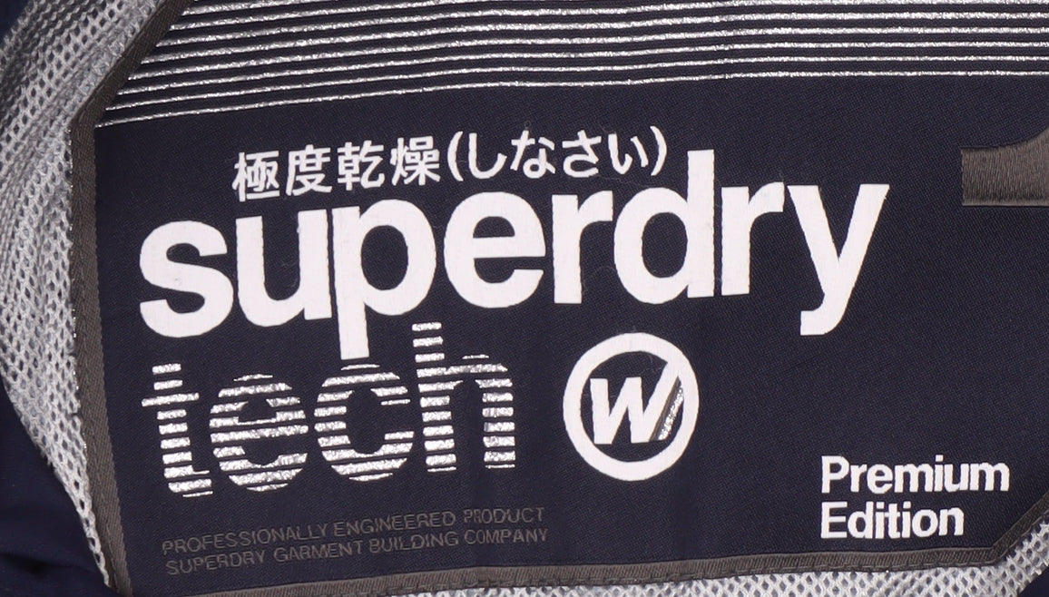 Superdry Women's Blue Windbreaker Jacket Size 8