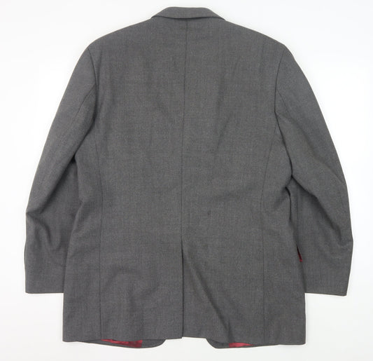 Jeff Banks Men's Grey Wool Blazer, Size 40S
