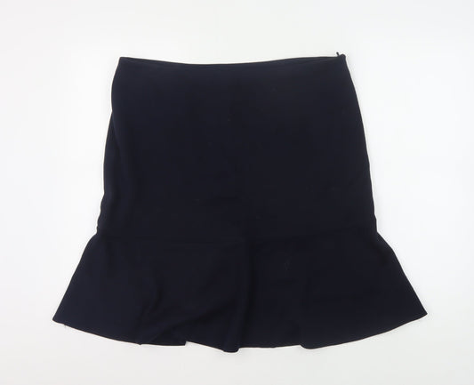 Laura Ashley Women's Black Knee Length Skirt, Size 16