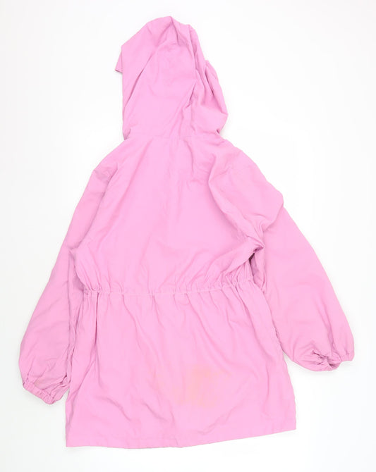 Next Girls Pink Jacket - 11 Years Nylon Long Sleeve
