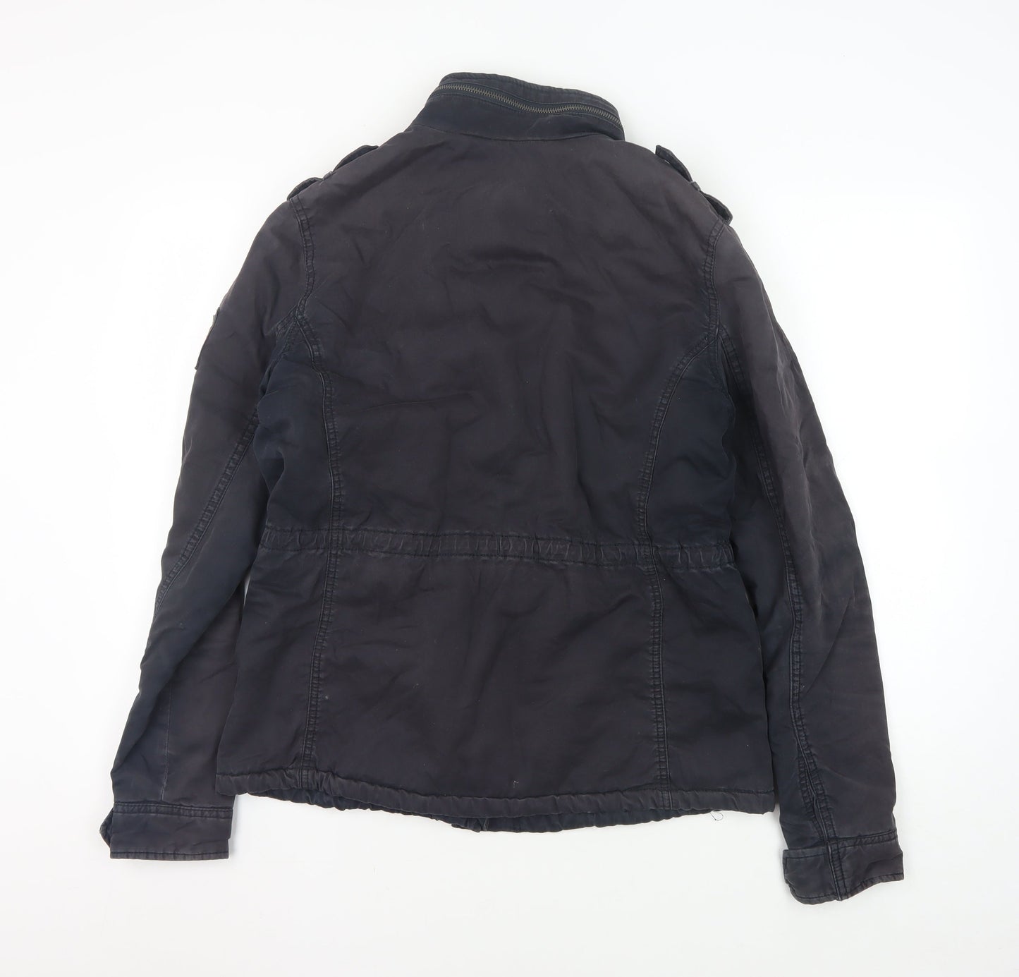 Superdry Women's Black Military Jacket XL