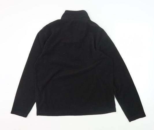 Regatta Mens Black Fleece Pullover Sweatshirt L