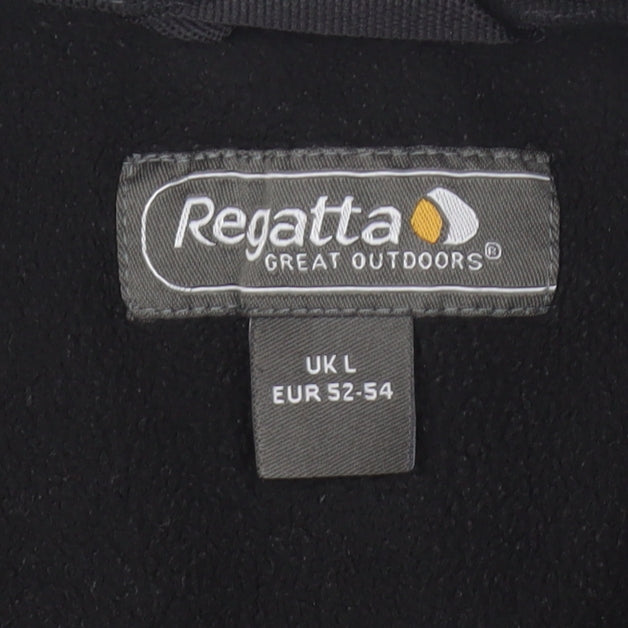 Regatta Mens Black Fleece Pullover Sweatshirt L