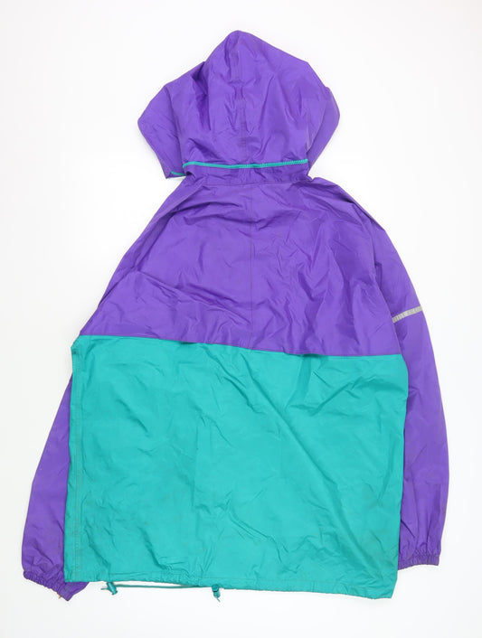 Gelert Unisex Purple & Green Windbreaker Jacket