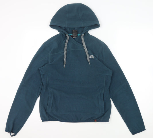 The North Face Women's Blue Fleece Pullover Hoodie M