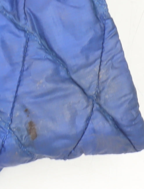 The North Face Women's Blue Puffer Jacket M, Hooded