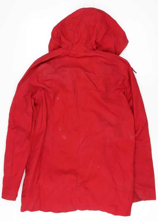 Fat Face Women's Red Hooded Jacket Size 10