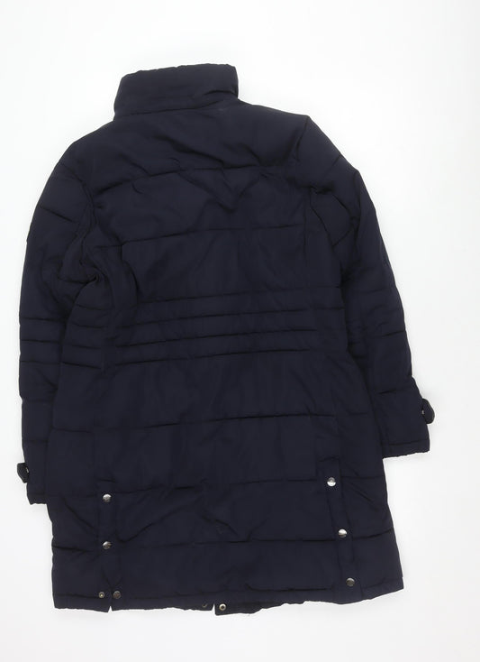 DKNY Women's Black Puffer Jacket, XL, Winter Warmth