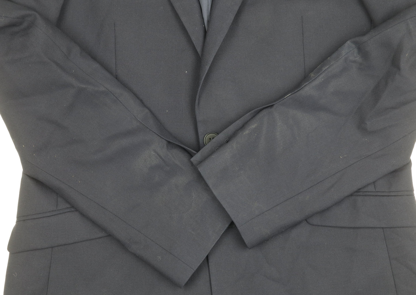 Charles Tyrwhitt Men's Blue Slim Fit Wool Blazer 40L