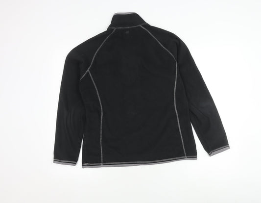 Mountain Warehouse Women's Black Fleece Hoodie Size 14