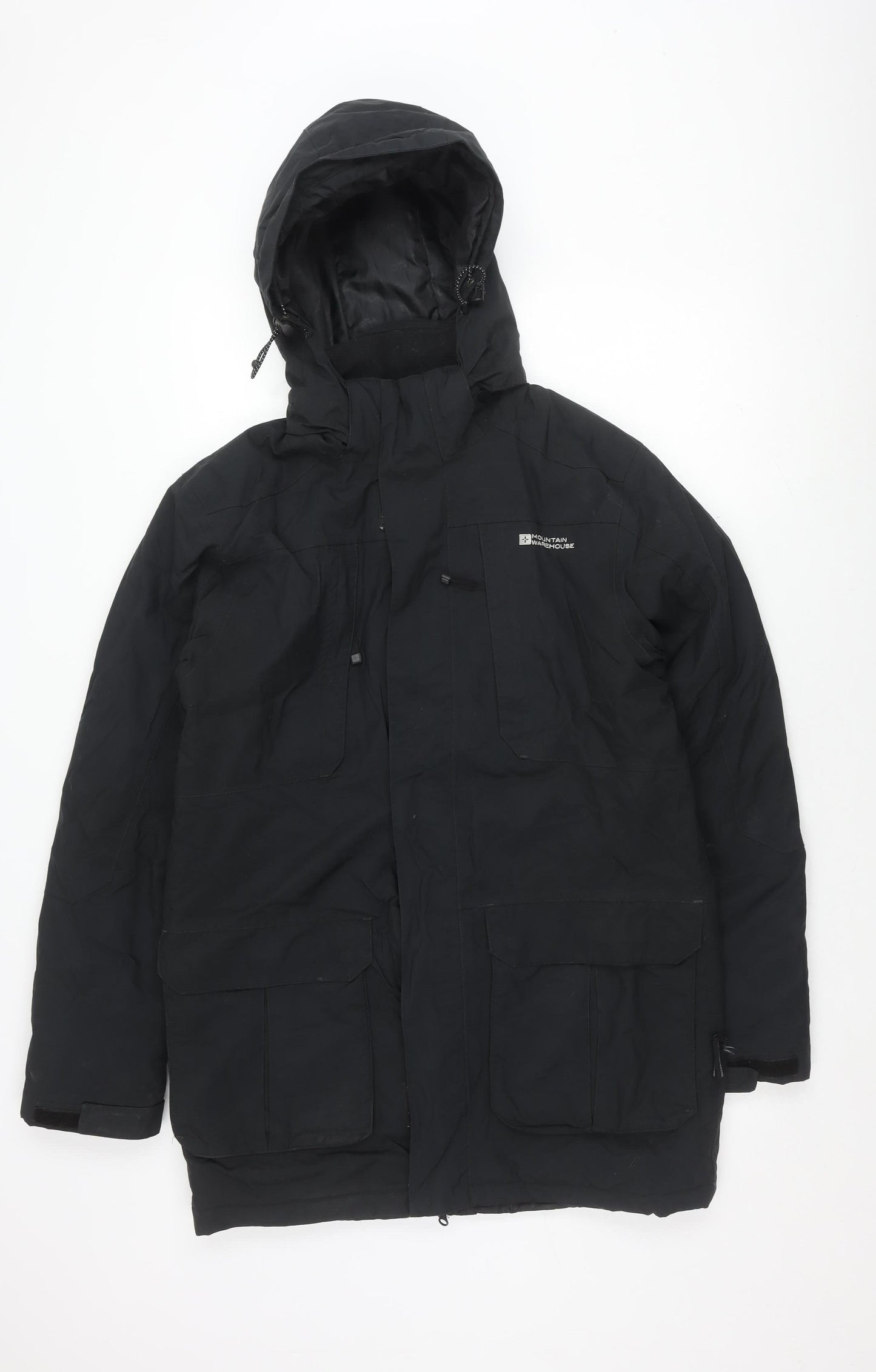 Mountain Warehouse Men's Black Parka Jacket S