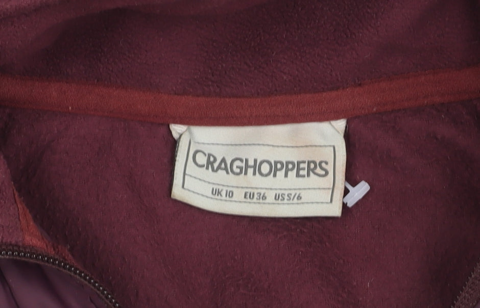 Craghoppers Women’s Purple Fleece Jacket Size 10