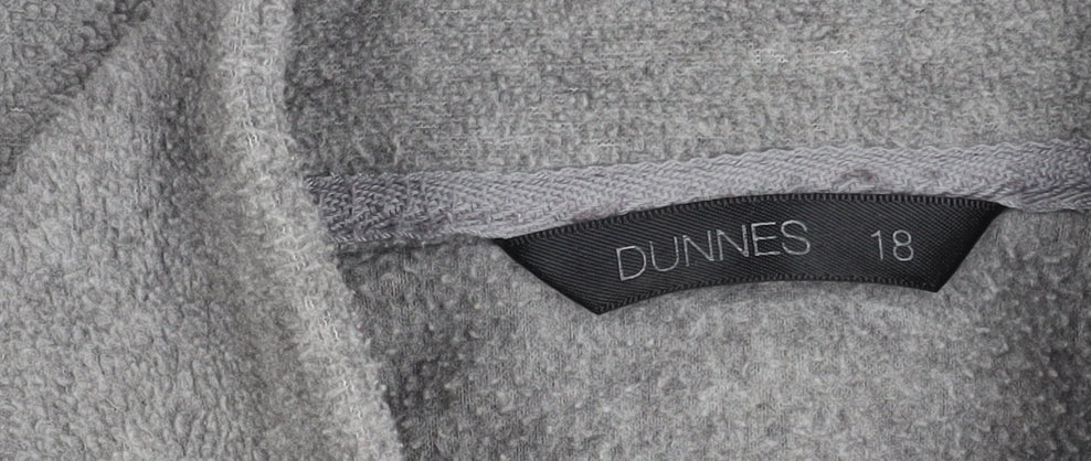 Additional view of Dunnes Women's Grey Zip Sweatshirt, size 18